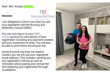 Amalia, PIN, Romanian Nurse in the UK